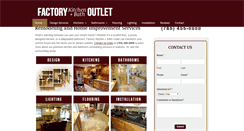 Desktop Screenshot of factorykitchenandbath.com